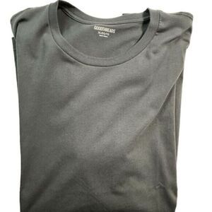NWOT Goodthreads Men’s double Stitch Short Sleeve. Black Tee Shirt - Size XL